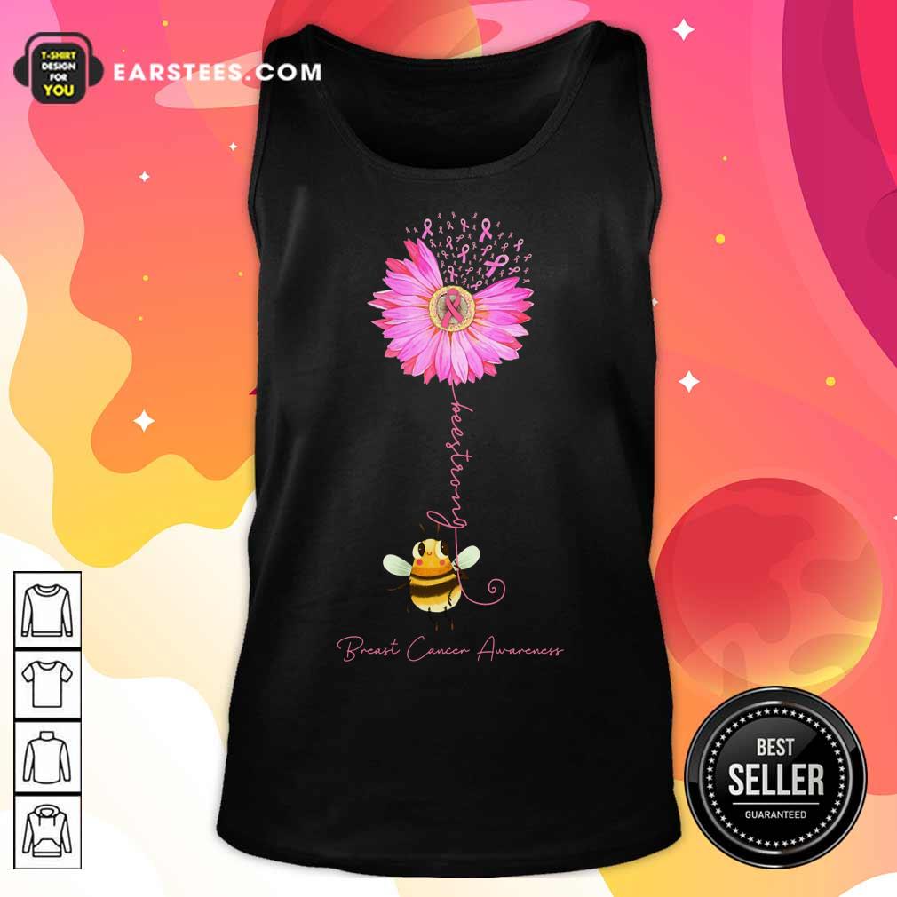 Top Bee Strong Breast Cancer Awareness Shirt - Image 2