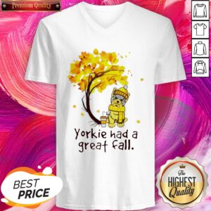 Alternative view of Premium Yorkie Had A Great Fall Shirt
