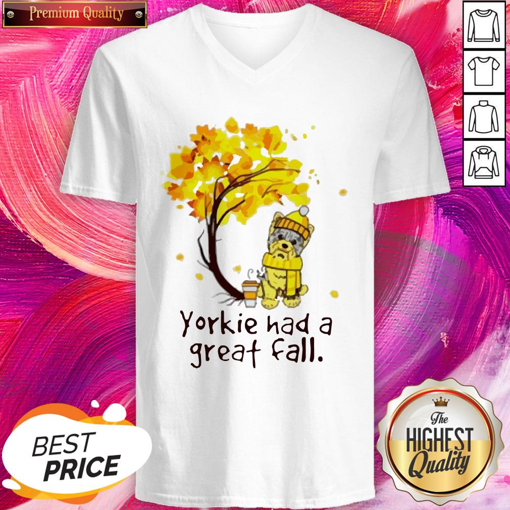Premium Yorkie Had A Great Fall Shirt - Image 2