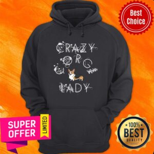 Alternative view of Top Crazy Corgi Lady Shirt