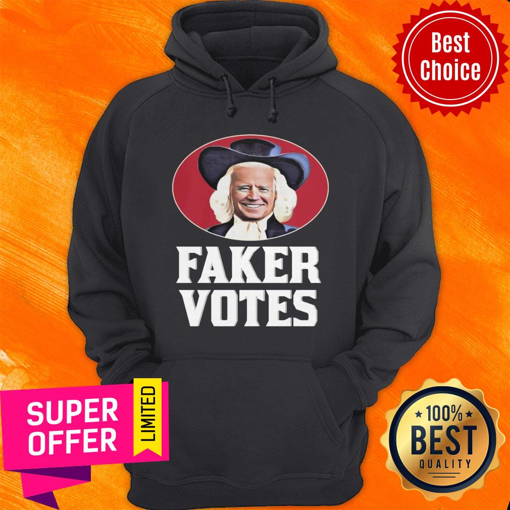 Awesome Joe Biden Faker Votes Shirt - Image 2