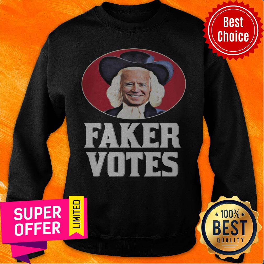 Awesome Joe Biden Faker Votes Shirt - Image 5