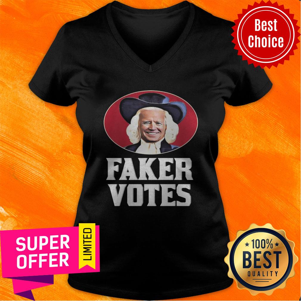 Awesome Joe Biden Faker Votes Shirt - Image 3