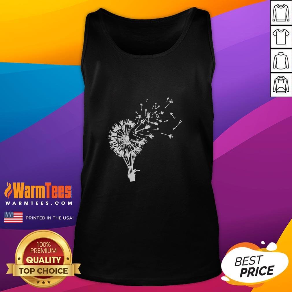 Premium Flower Power Dandelion Fly Away Freedom T-Shirt - Image 4