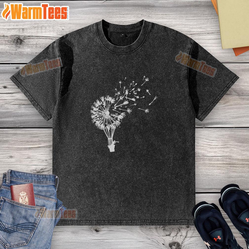 Premium Flower Power Dandelion Fly Away Freedom T-Shirt - Image 6