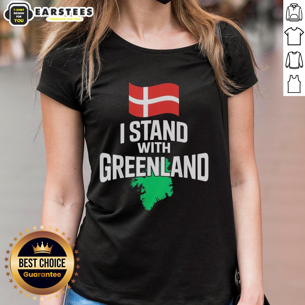 Premium I Stand With Greenland Support Denmark Is Not For Sale T-Shirt - Image 3