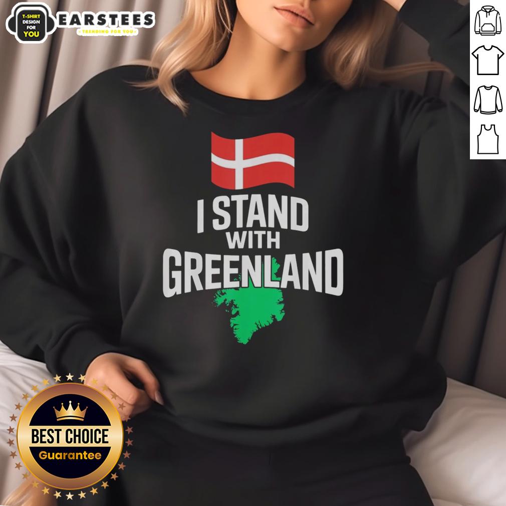 Premium I Stand With Greenland Support Denmark Is Not For Sale T-Shirt - Image 5