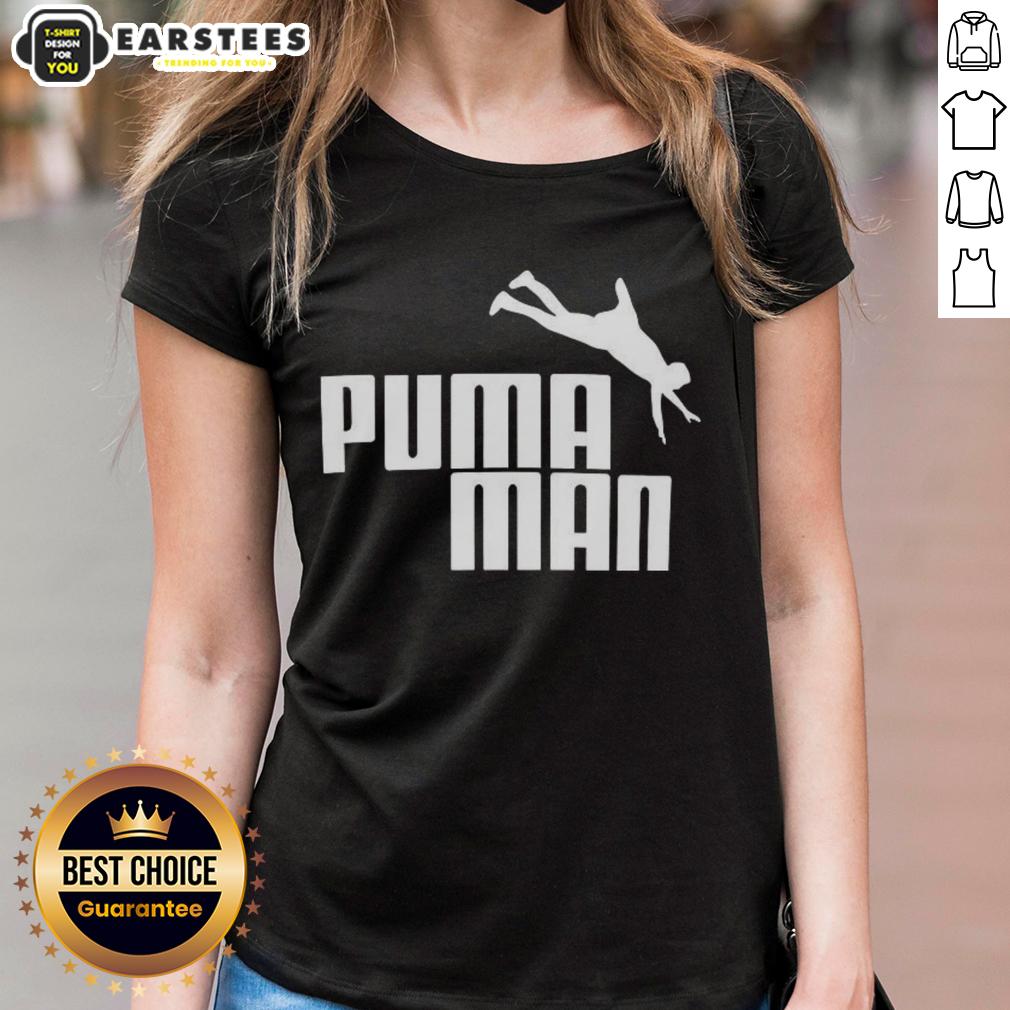 Premium Puma Man Logo Parody T-Shirt - Image 3