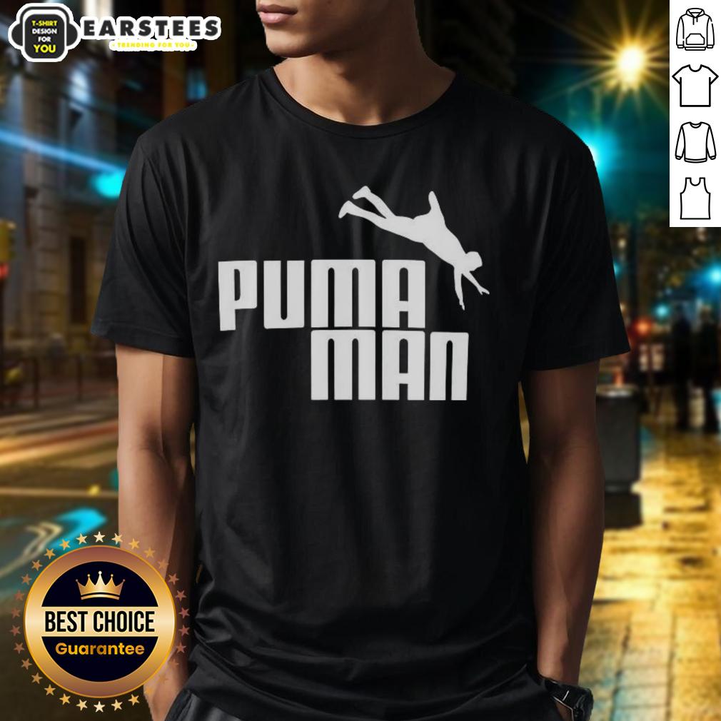 Premium Puma Man Logo Parody T-Shirt