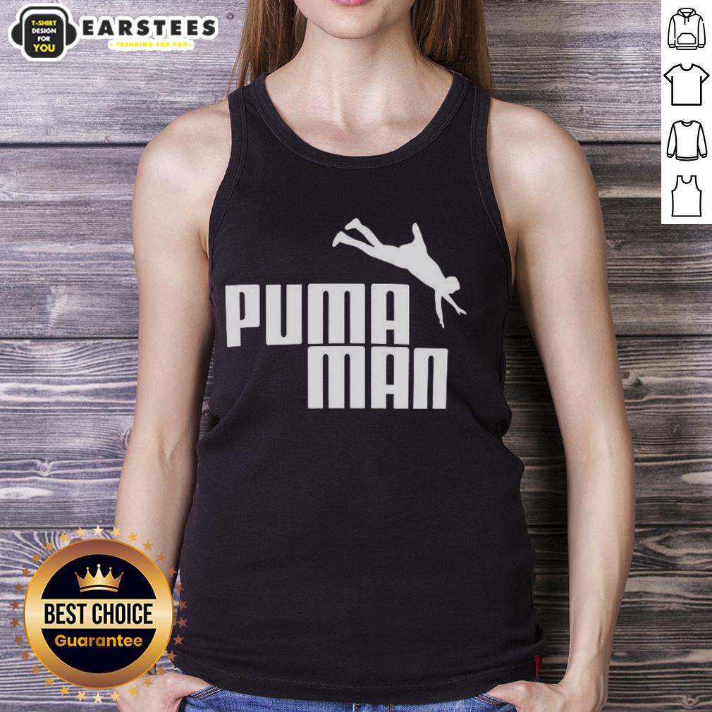 Premium Puma Man Logo Parody T-Shirt - Image 4