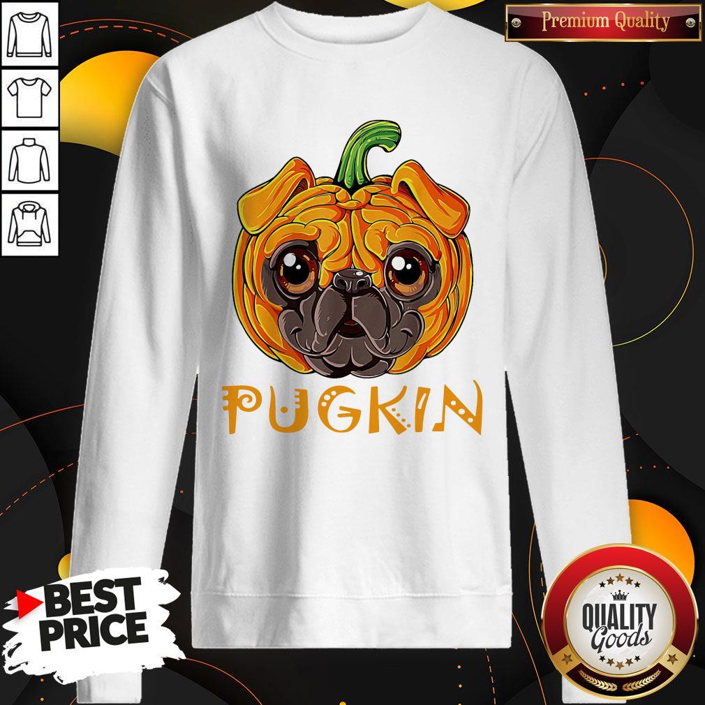 Nice Pugkin Pug Pumpkin Halloween Shirt - Image 5