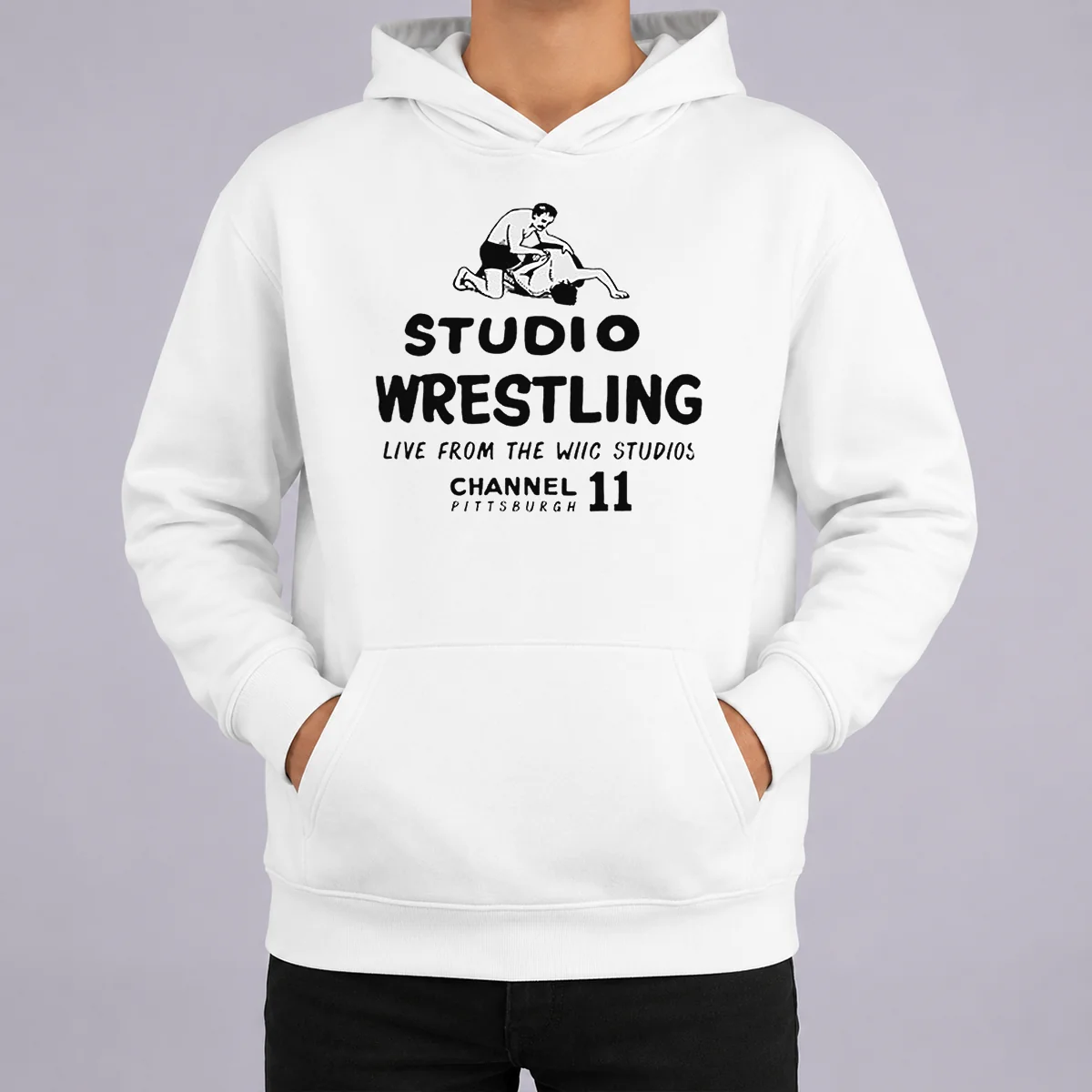 Premium Studio Wrestling Live From The WIIC Studios Channel 11 Pittsburgh Shirt - Image 5