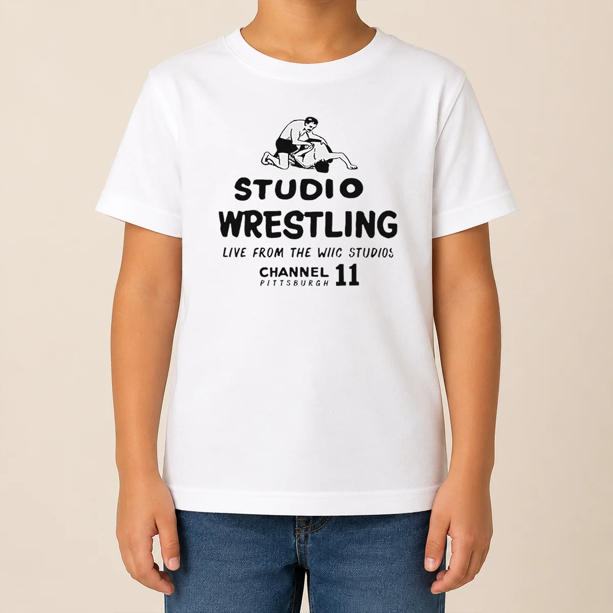 Premium Studio Wrestling Live From The WIIC Studios Channel 11 Pittsburgh Shirt - Image 9