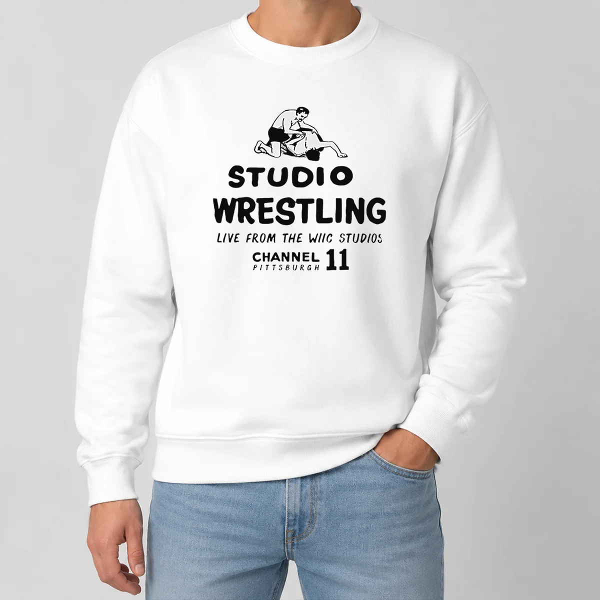 Premium Studio Wrestling Live From The WIIC Studios Channel 11 Pittsburgh Shirt - Image 7