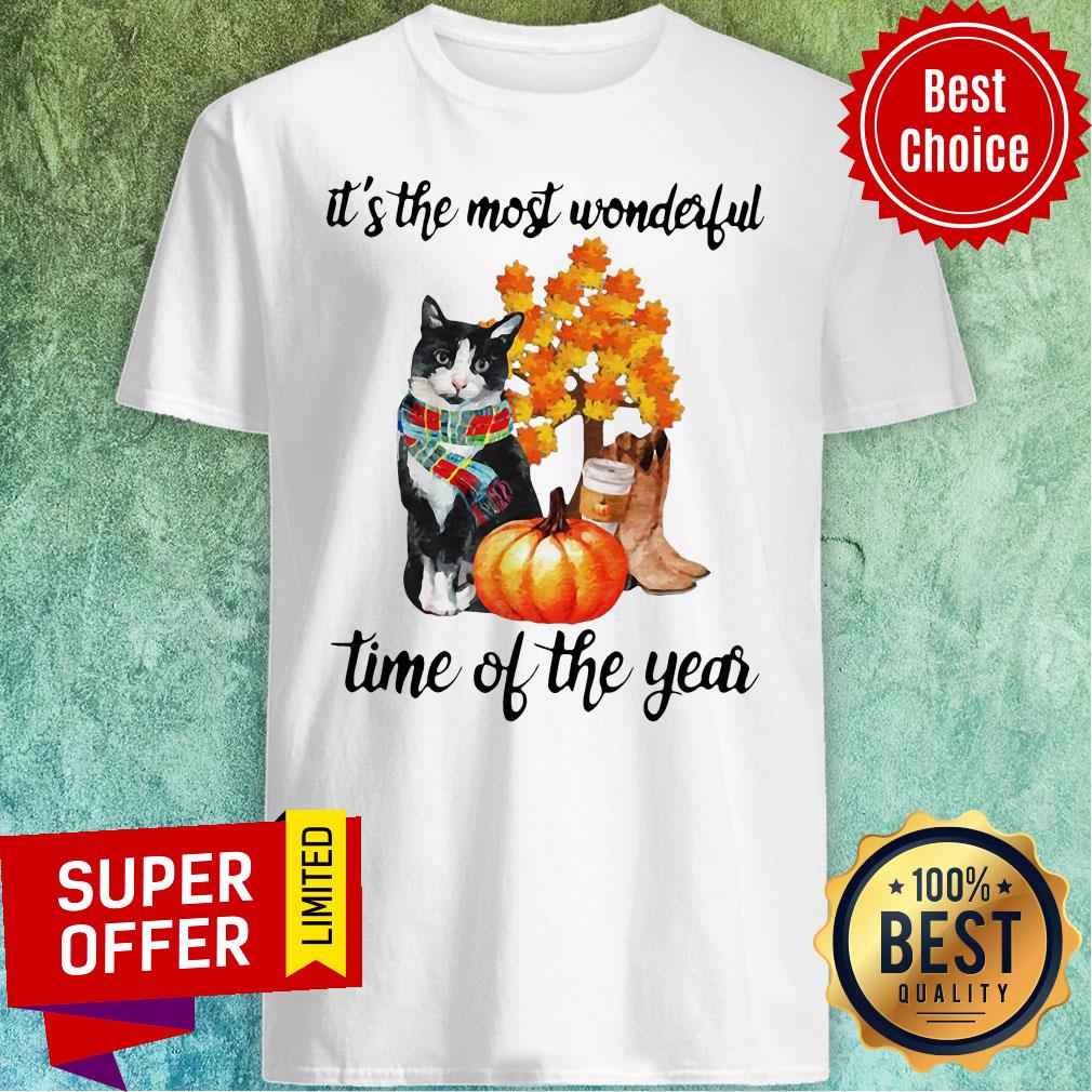 It’s The Most Wonderful Time Of The Year Cat Halloween Shirt
