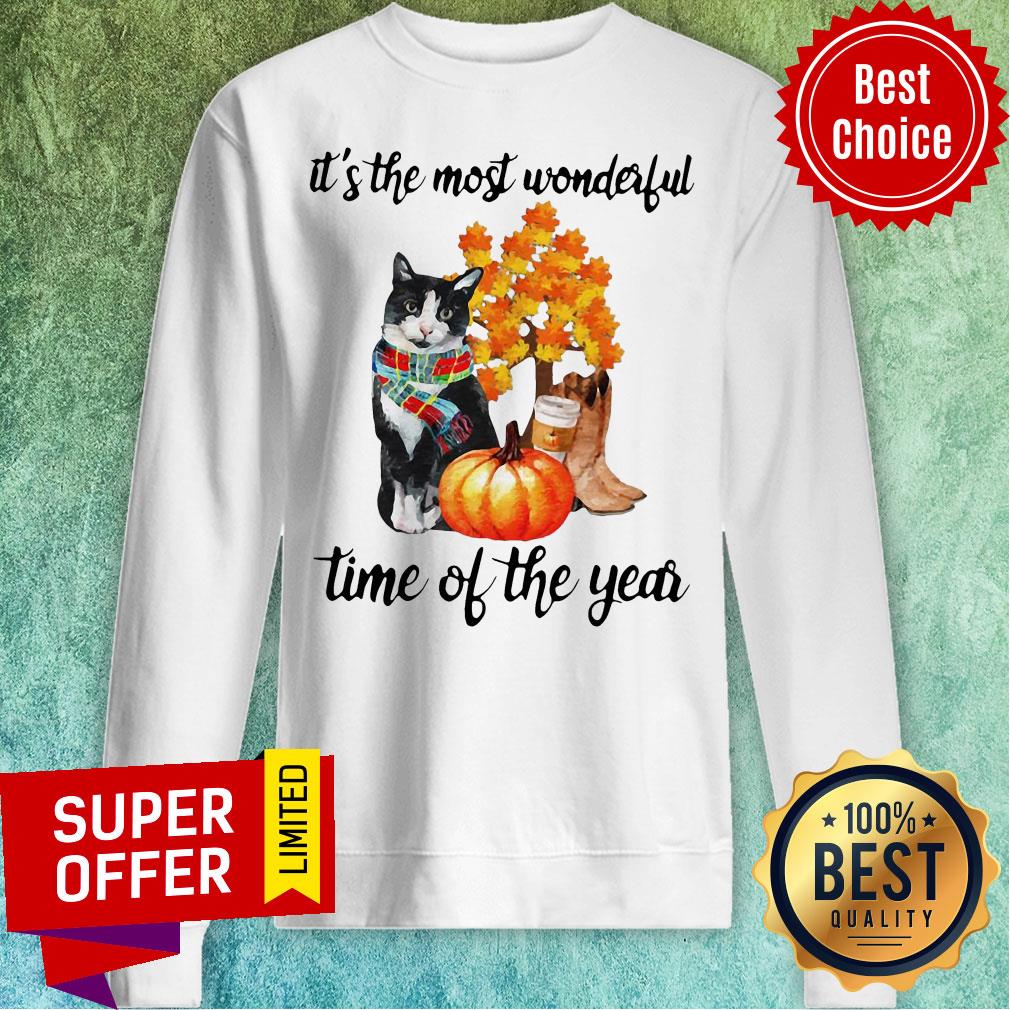 It’s The Most Wonderful Time Of The Year Cat Halloween Shirt - Image 2