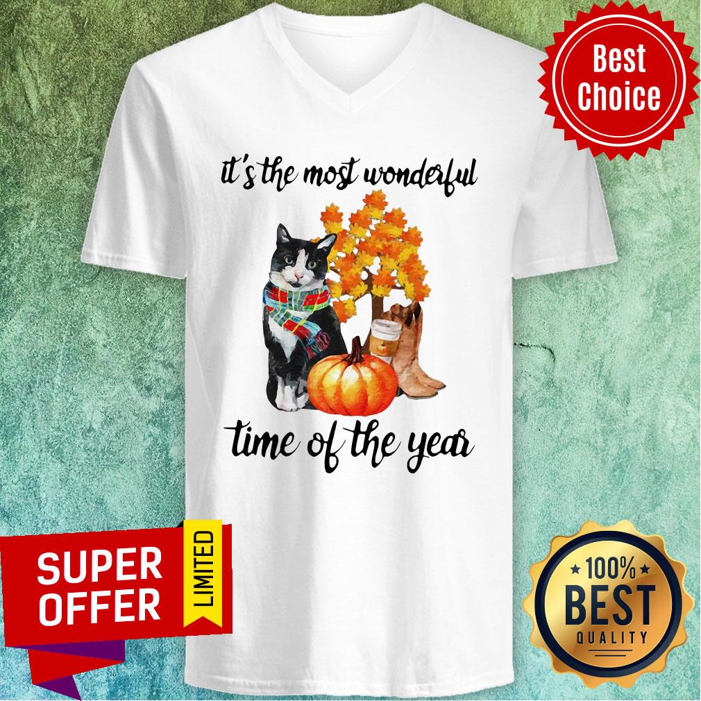 It’s The Most Wonderful Time Of The Year Cat Halloween Shirt - Image 4