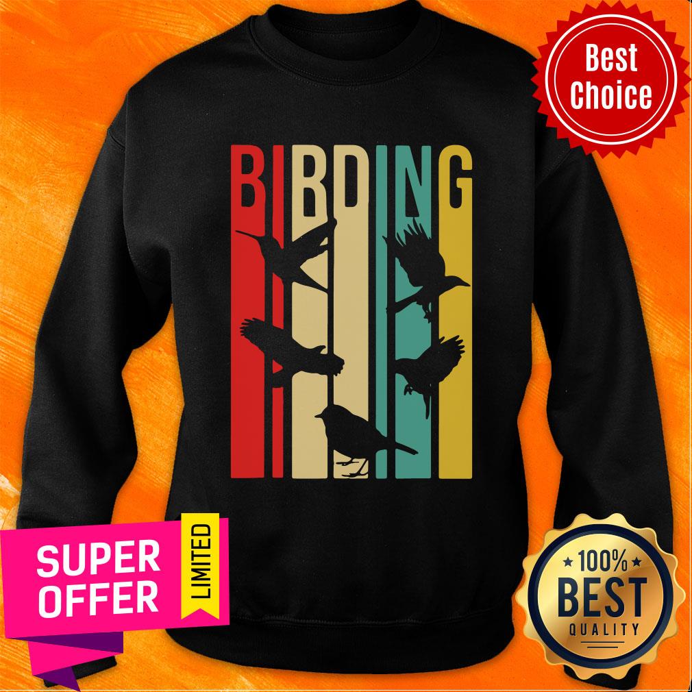 Nice BIRD WATCHING Vintage Birding Shirt - Image 5