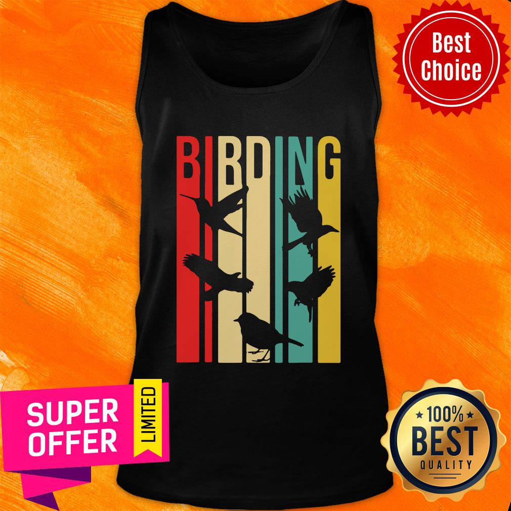 Nice BIRD WATCHING Vintage Birding Shirt - Image 4