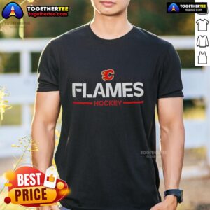 Happy Calgary Flames Hockey Logo 2025 T-Shirt