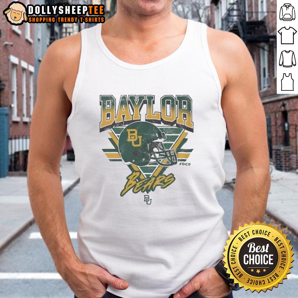 Top Baylor Bears Triangle Vintage T-Shirt - Image 4