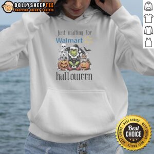 Alternative view of Top Grinch Just Waiting For Walmart Halloween T-Shirt
