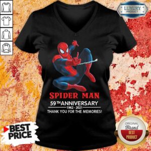 Alternative view of Spider Man 59th Anniversary Shirt