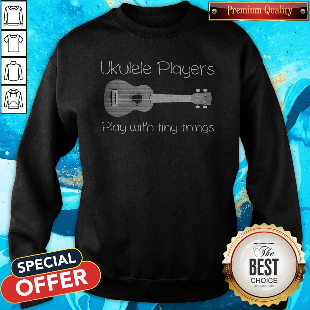 Ukulele Player Play With Tiny Things Shirt - Image 5