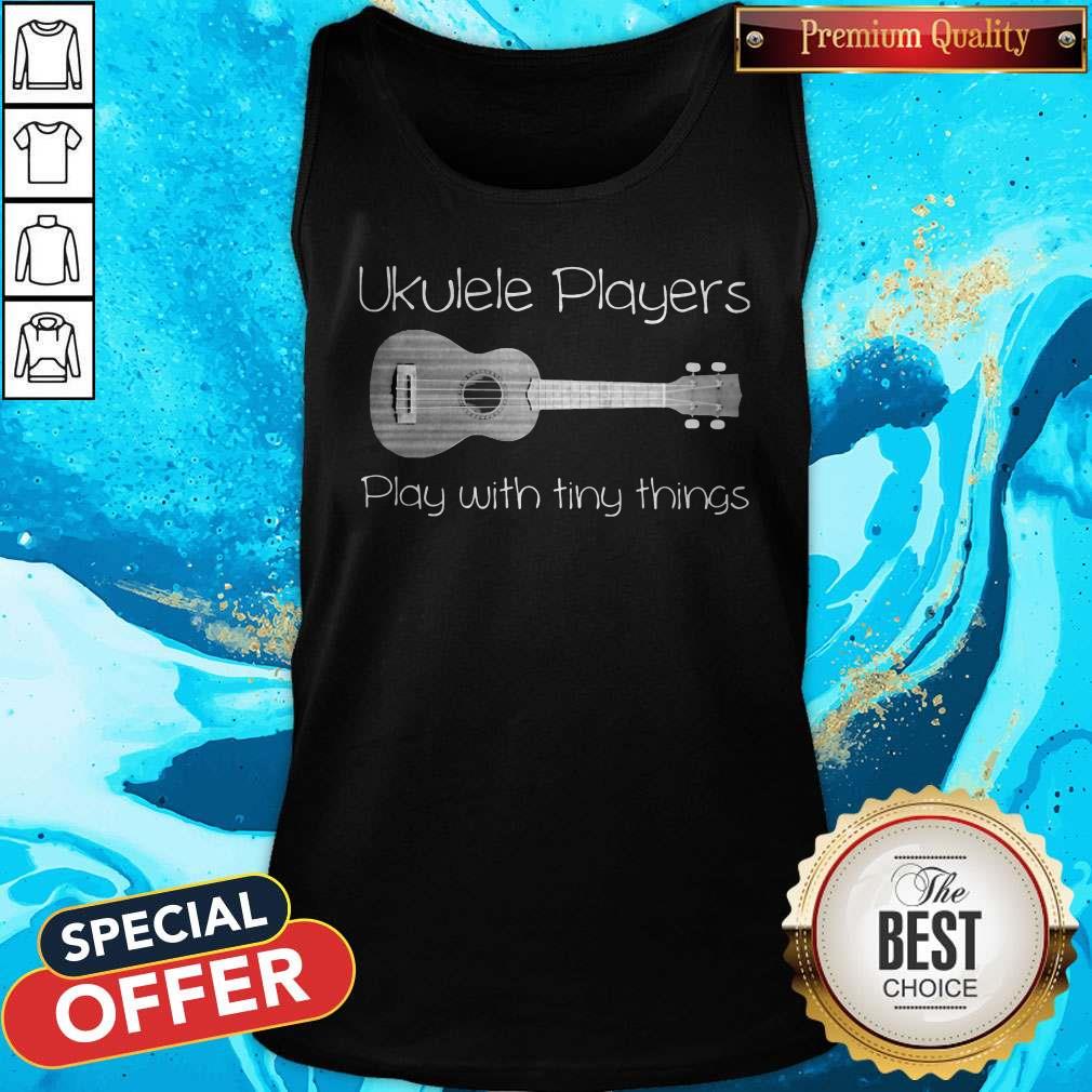 Ukulele Player Play With Tiny Things Shirt - Image 4