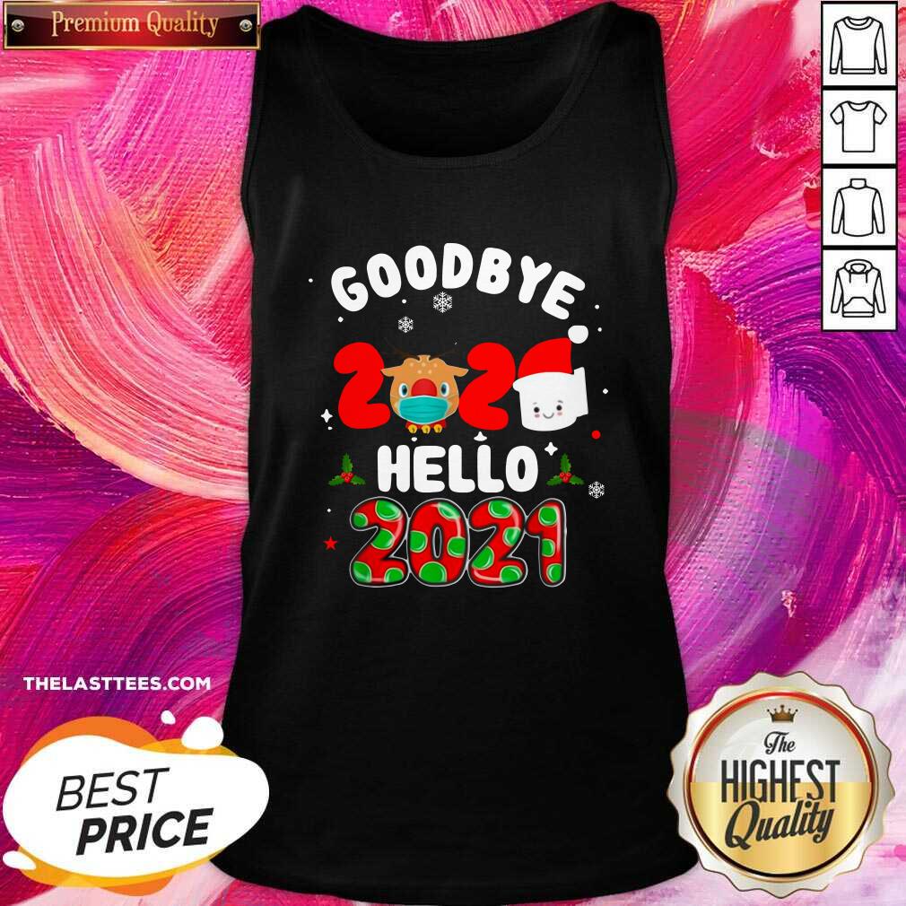 Pretty Goodbye 2020 Toilet Paper Santa Hello 2021 Shirt - Image 4