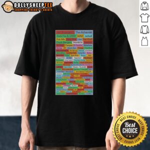 Official Earl Sweatshirt The Alchemist And Zack Fox And Uway Name List T-Shirt