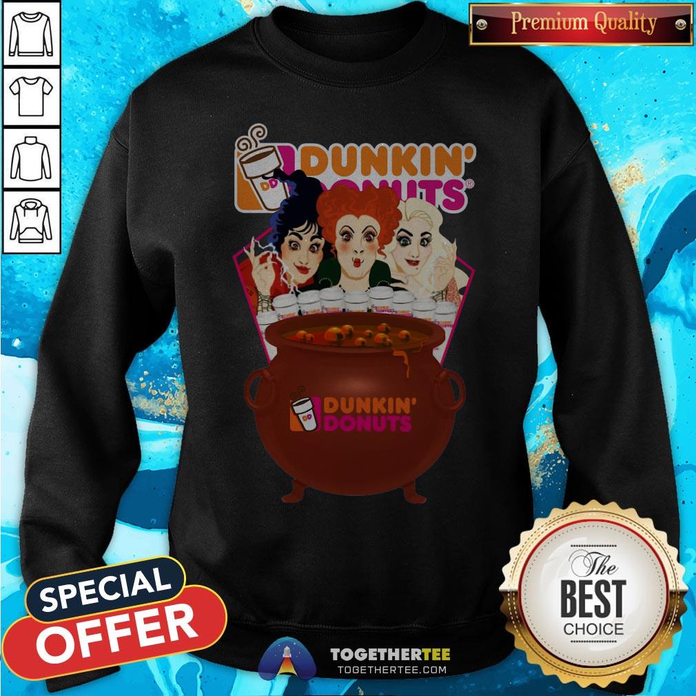 Nice Hocus Pocus Make Dunkin Donuts Shirt - Image 4