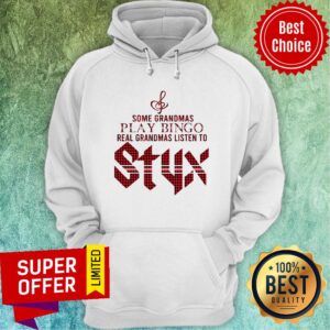 Alternative view of Some Grandmas Play Bingo Real Grandmas Listen To Styx Shirt