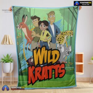 Official Wild Kratts Adventure Blanket Fleece