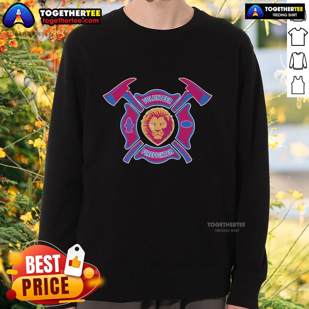 Top Brisbane Lions Volunteer Firefighter T-Shirt - Image 5