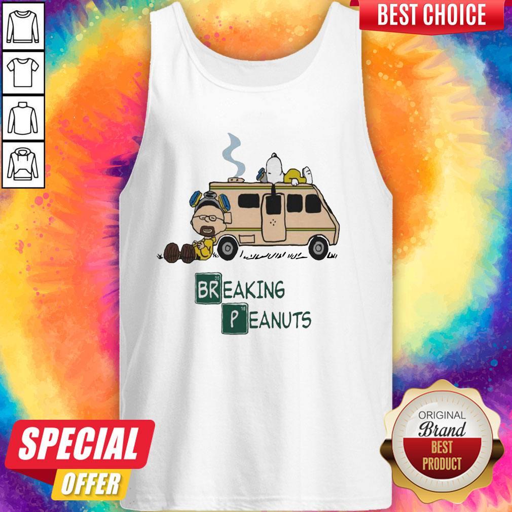 Top Harlie Brown Snoopy Breaking Peanuts Shirt - Image 3