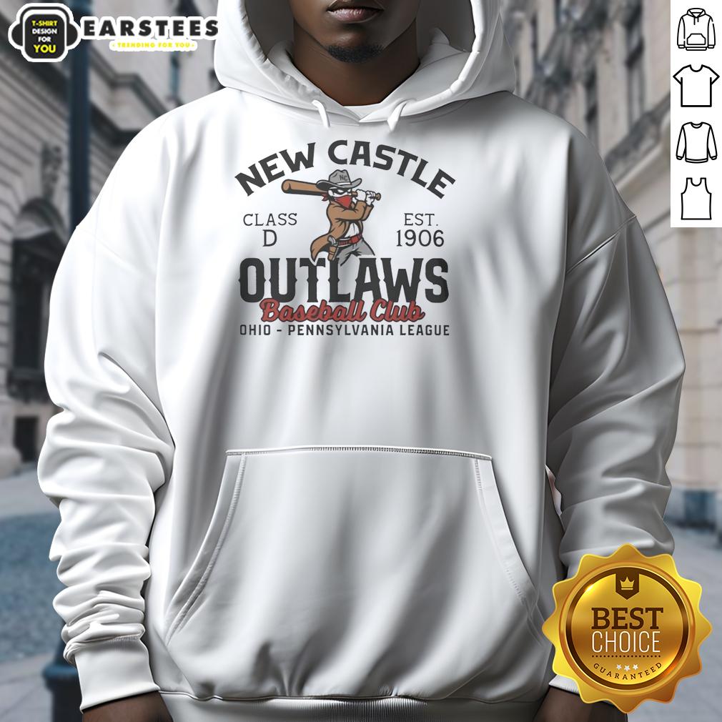 Awesome New Castle Outlaws Baseball 1906 T-Shirt - Image 2