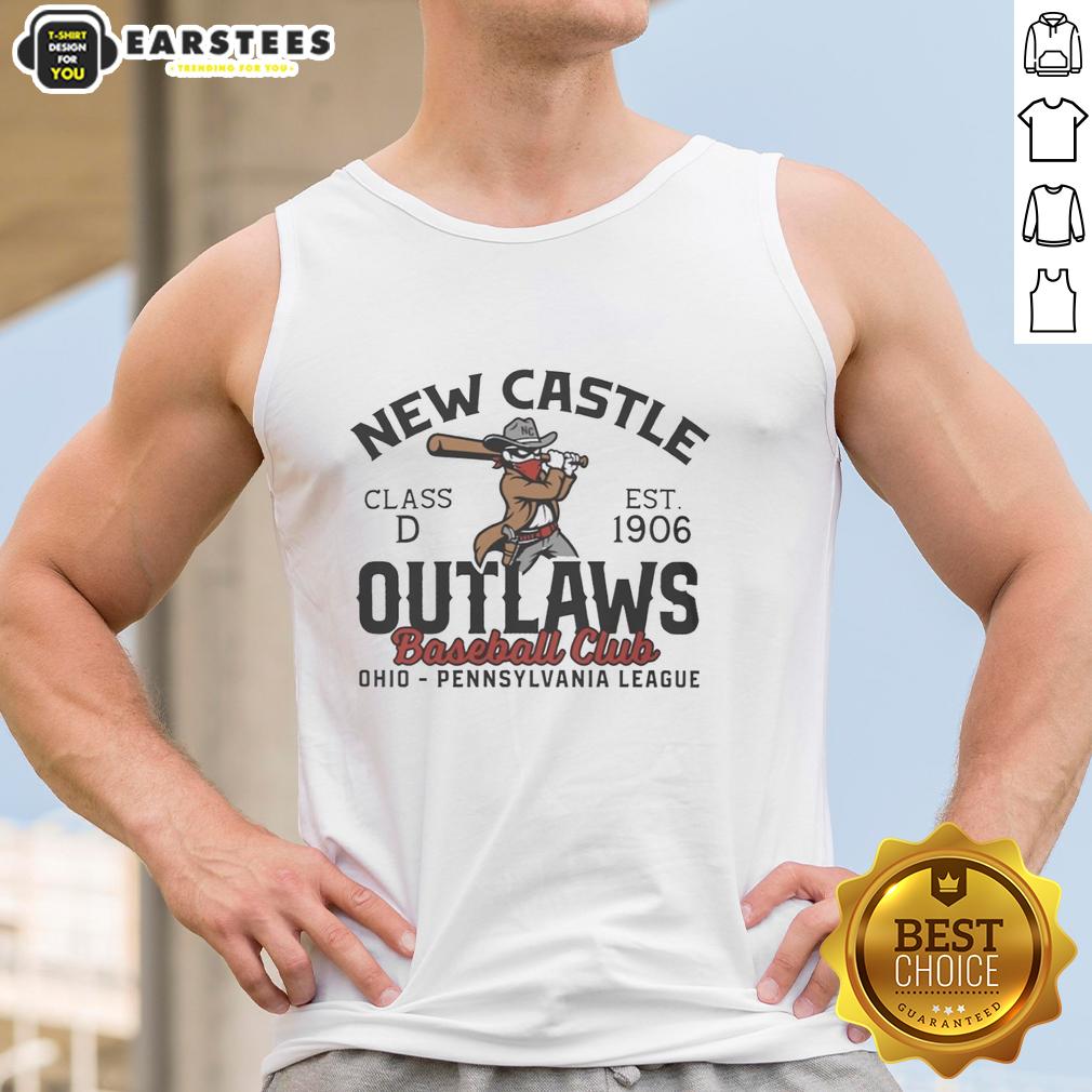 Awesome New Castle Outlaws Baseball 1906 T-Shirt - Image 4