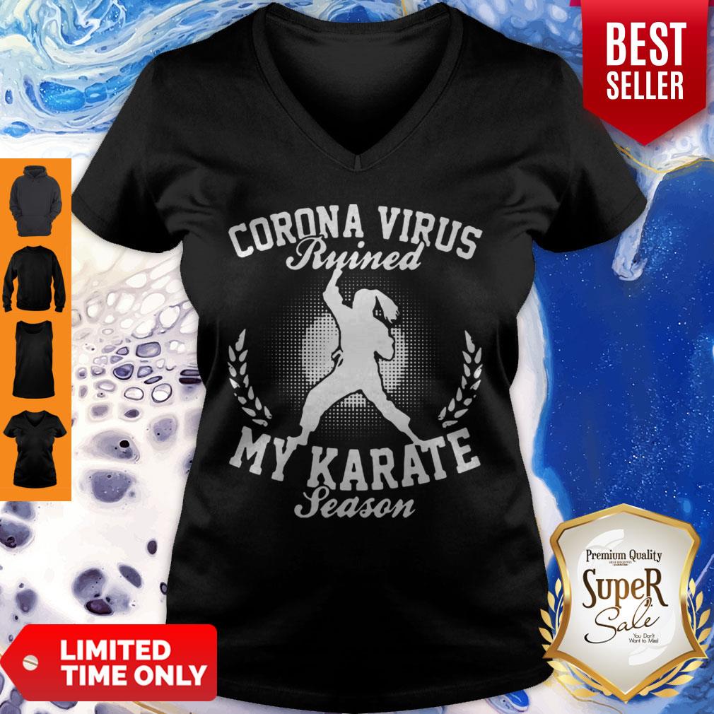 Corona Virus Ruined My Karate Season Covid-19 Shirt - Image 2