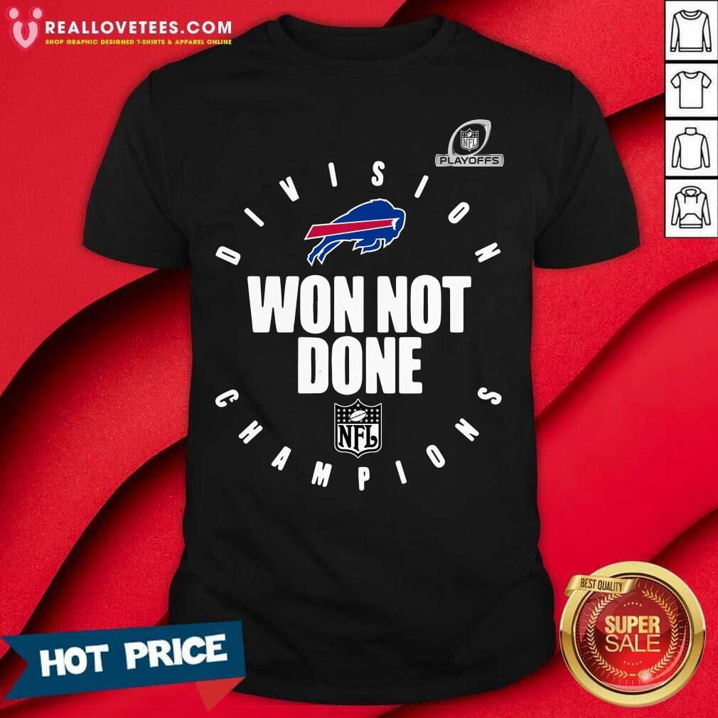 Great Buffalo Bills Champions 2020 Won Not Done Shirt