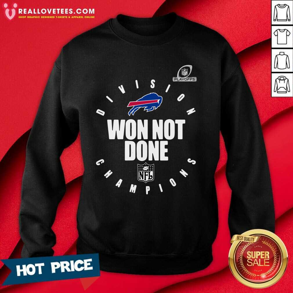 Great Buffalo Bills Champions 2020 Won Not Done Shirt - Image 3