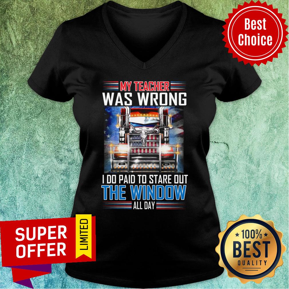 My Teacher Was Wrong I Do Get Paid To Stare Shirt - Image 2