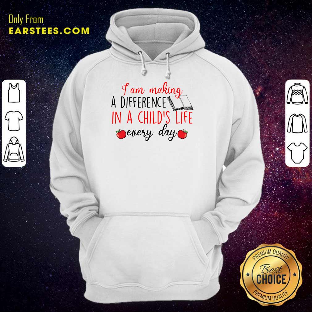 Nice I Am Making A Difference In A Child's Life Book Every Day Shirt - Image 4