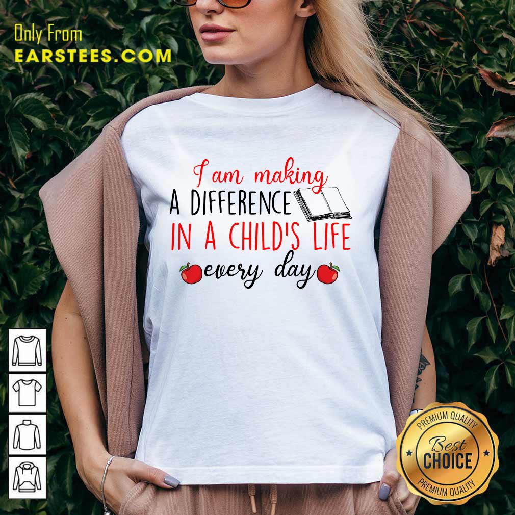 Nice I Am Making A Difference In A Child's Life Book Every Day Shirt - Image 5