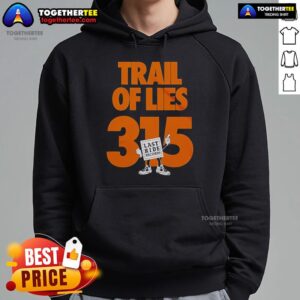Alternative view of Top Trail Of Lies 315 Last Ride Records T-Shirt