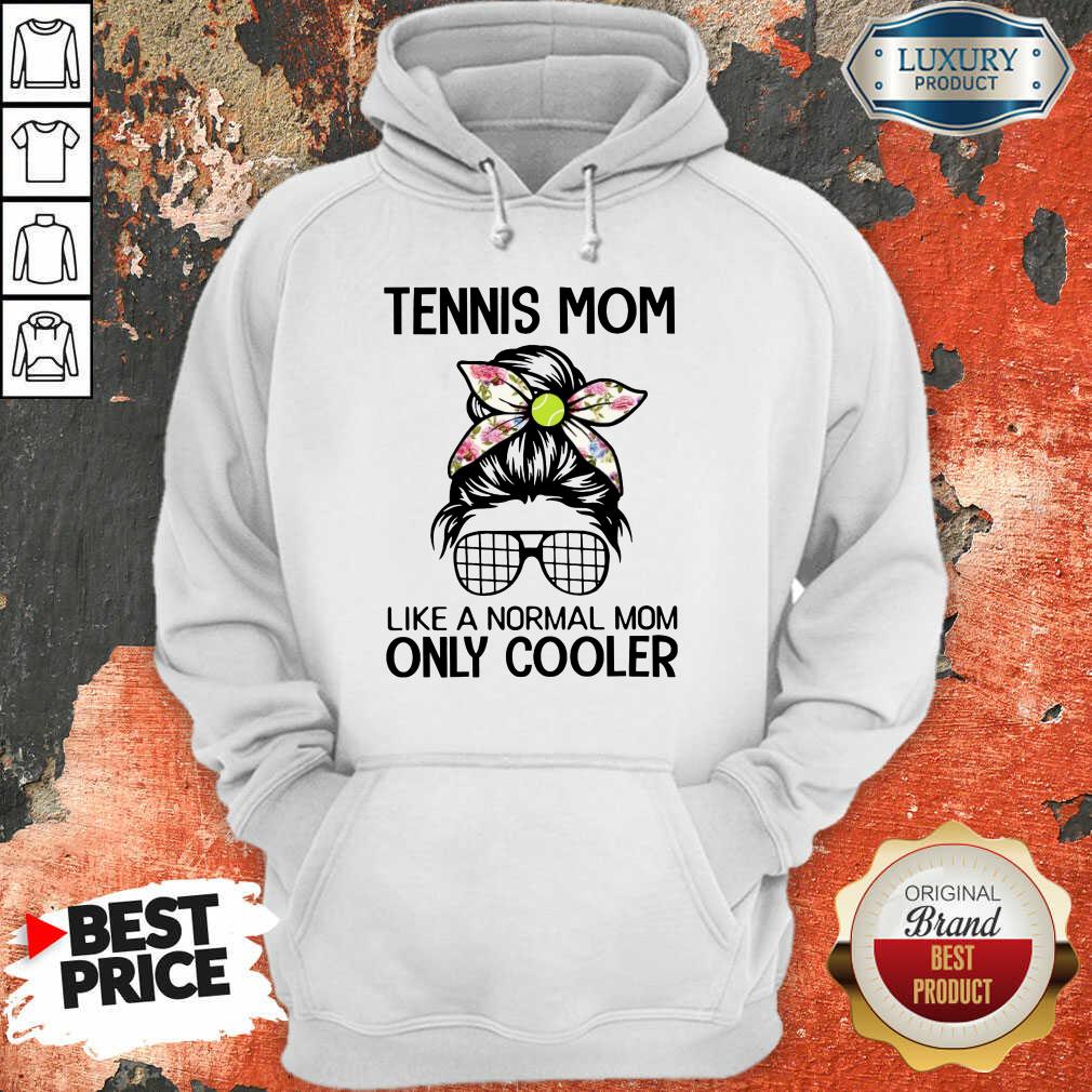 Bun Hair Tennis Mom Only Cooler Shirt - Image 5