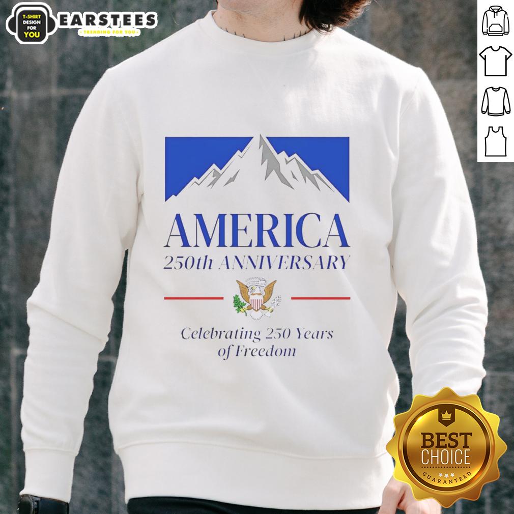 Good America 250th Anniversary Mountain Beer Celebrating 250 Years Of Freedom T-Shirt - Image 5