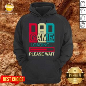 Alternative view of Good Gamers Dad Game Loading Please Wait Shirt