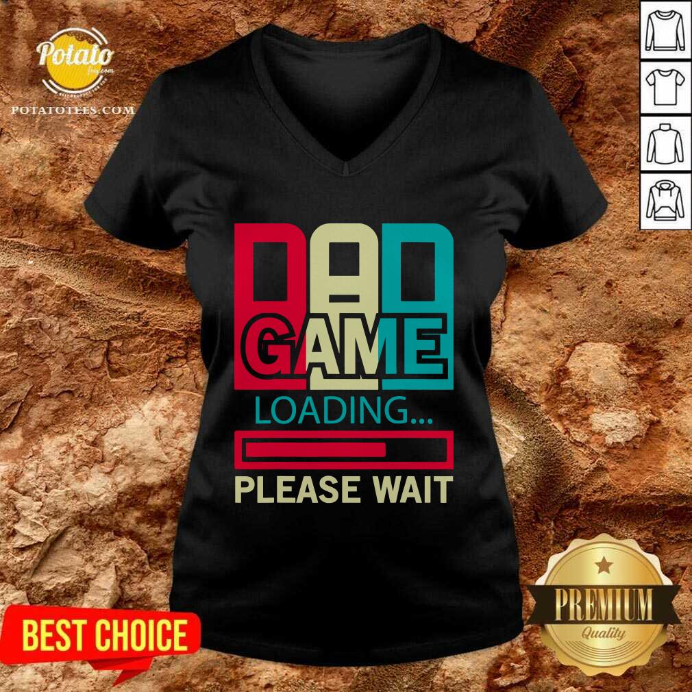 Good Gamers Dad Game Loading Please Wait Shirt - Image 3
