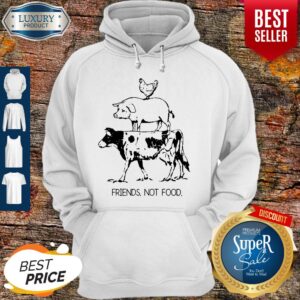 Alternative view of Animal Chicken Pig Cow Friends Not Food Shirt